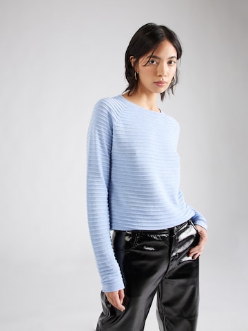 QS - Pullover em azul: frente