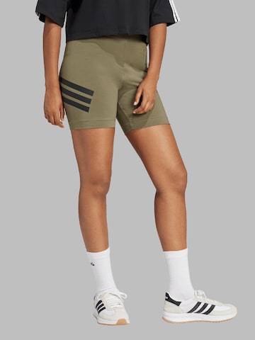 ADIDAS SPORTSWEAR Skinny Sports trousers 'Future Icons' in Green