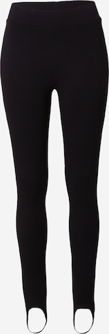 TOM TAILOR Regular Leggings in Zwart: voorkant