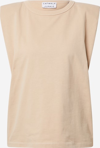 CATWALK JUNKIE - Top 'VERA' en beige: frente