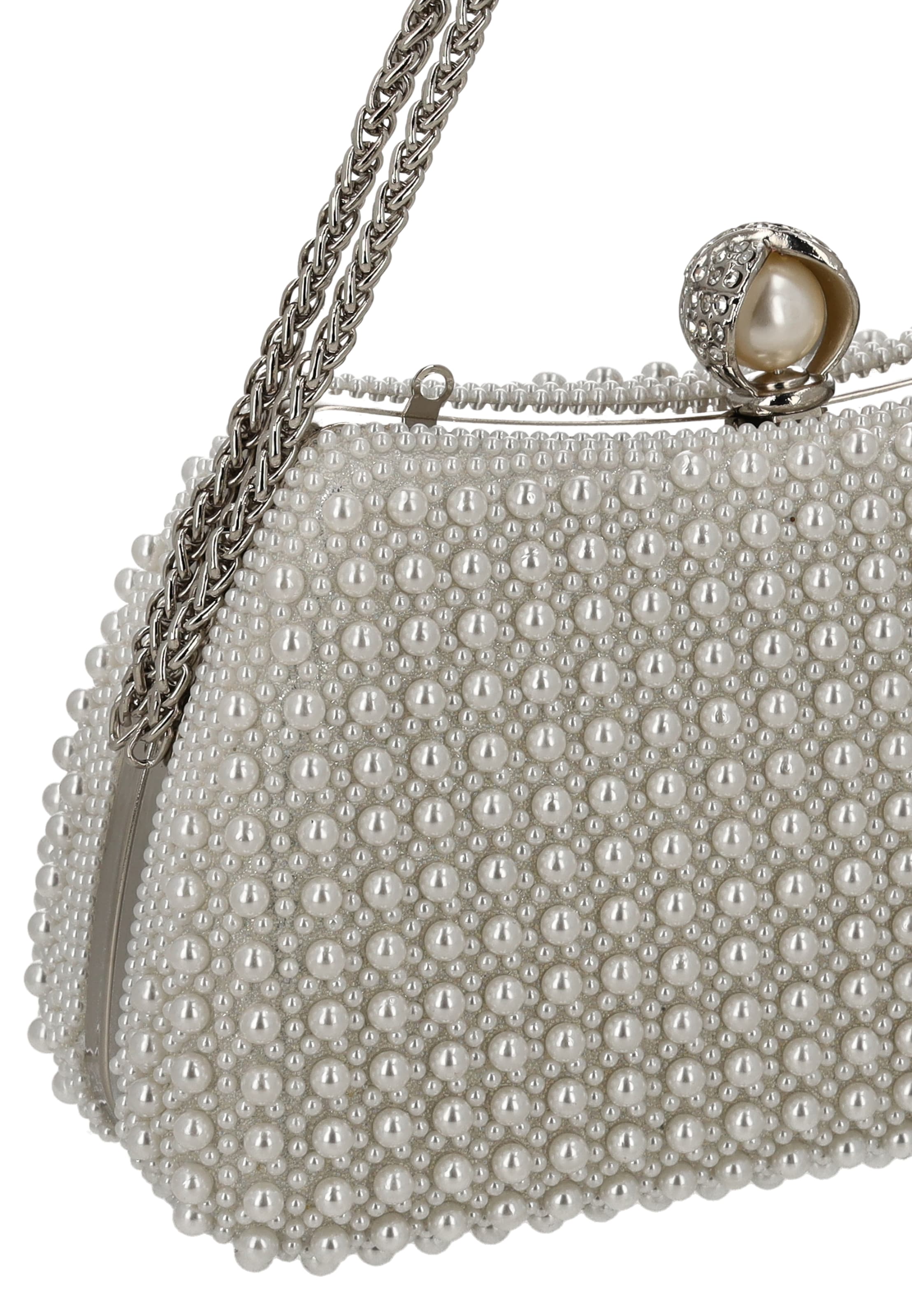 usha BLACK LABEL - Bolso de noche en blanco