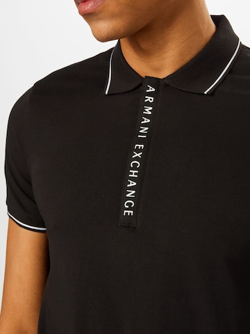 ARMANI EXCHANGE Poloshirt in Schwarz