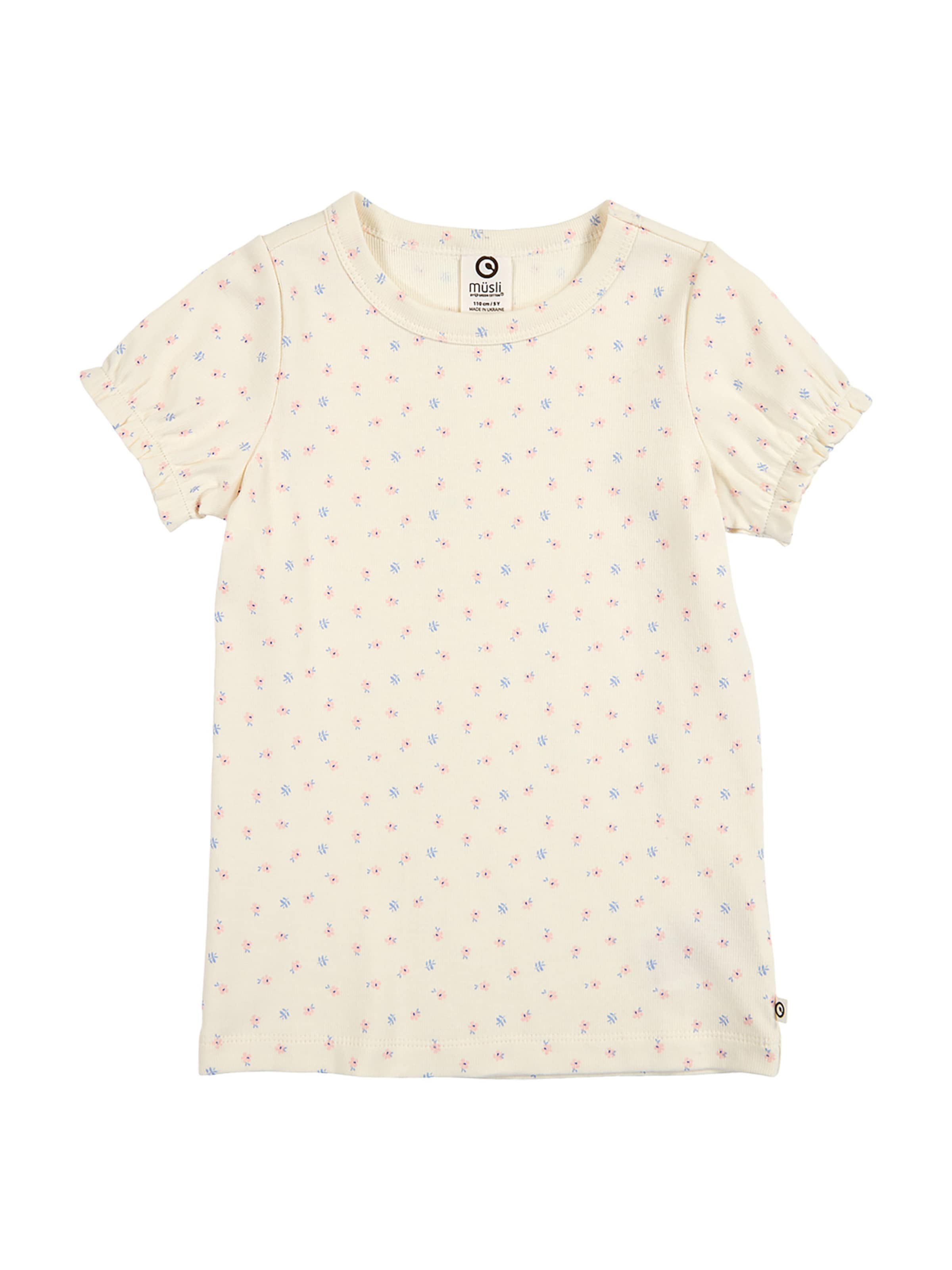 T-Shirt Müsli by GREEN COTTON en beige : devant