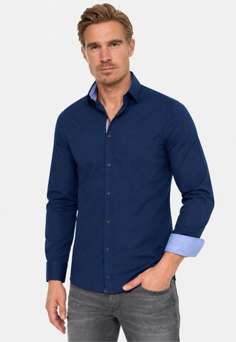 Chemise Rusty Neal en bleu : devant