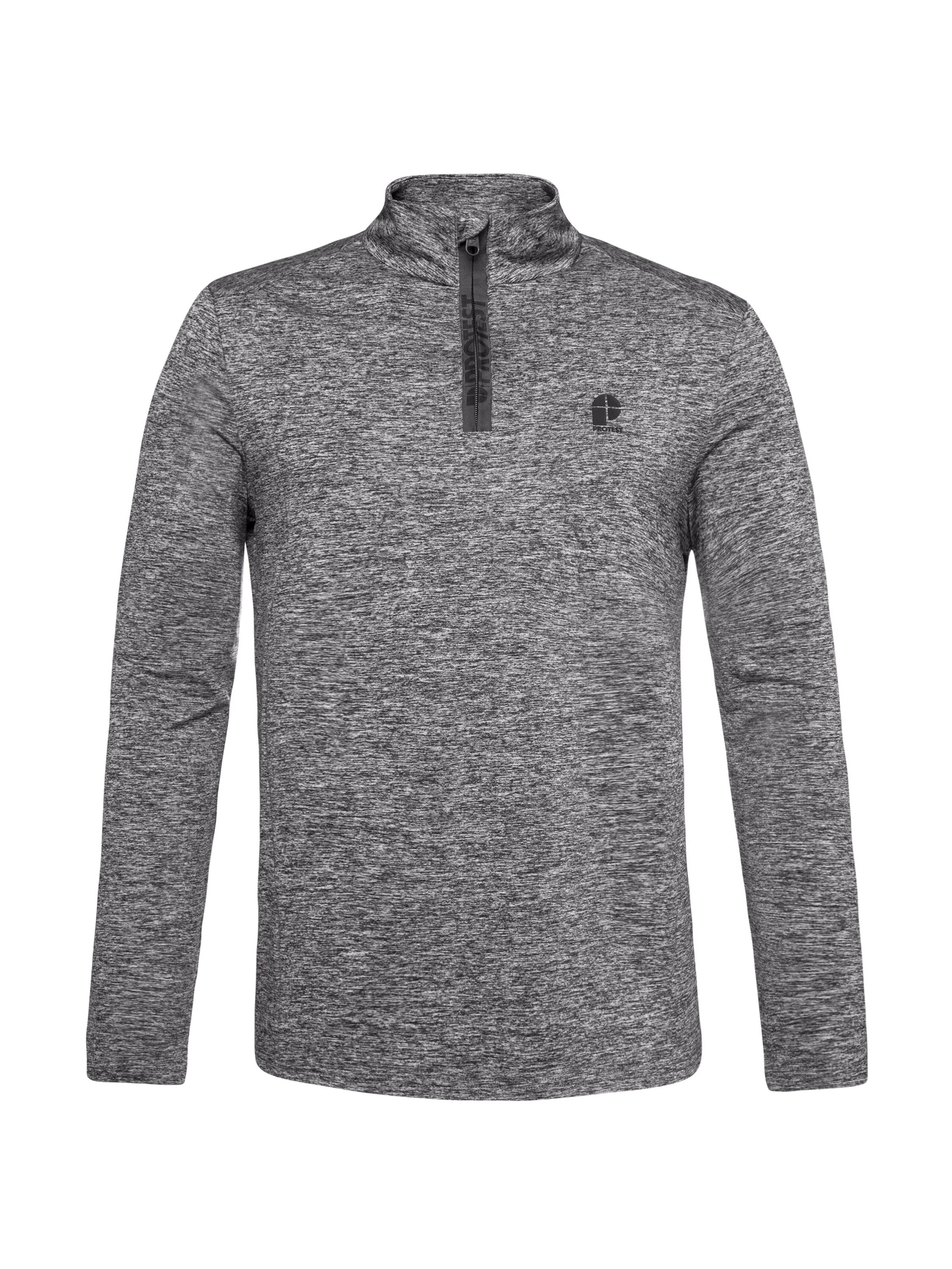 PROTEST Sportsweatshirt 'REWILL'‌‌‌‌‌‌‌‌ in Grau: Vorderseite