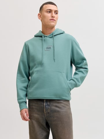 JACK & JONES Sweatshirt 'JJECORP' i grøn: forside