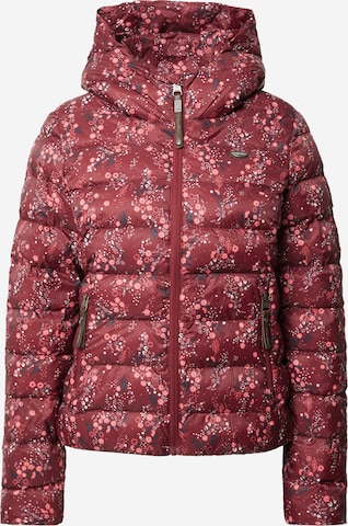 Ragwear Winter Jacket 'Tiasa' in Red: front