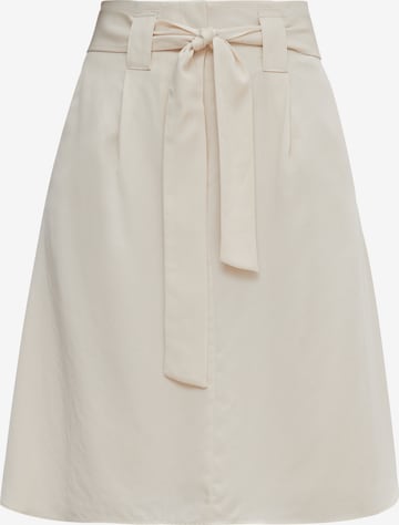 comma casual identity Rok in Beige: voorkant