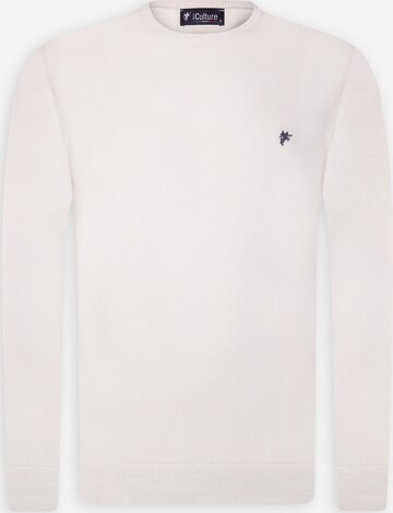 DENIM CULTURE Sweater 'GIANLUCA' in White: front