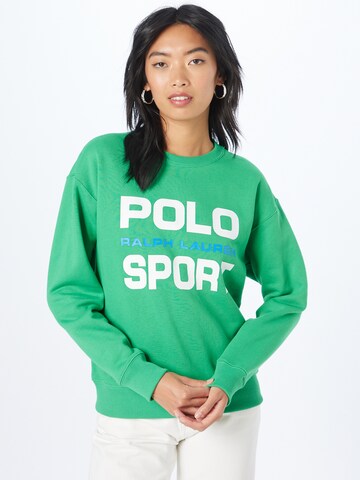 Polo Ralph Lauren Μπλούζα φούτερ σε πράσινο: μπροστά