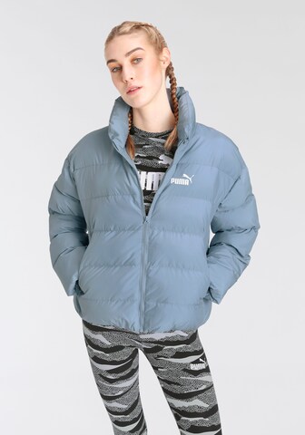 PUMA Winter Jacket in Blue: front