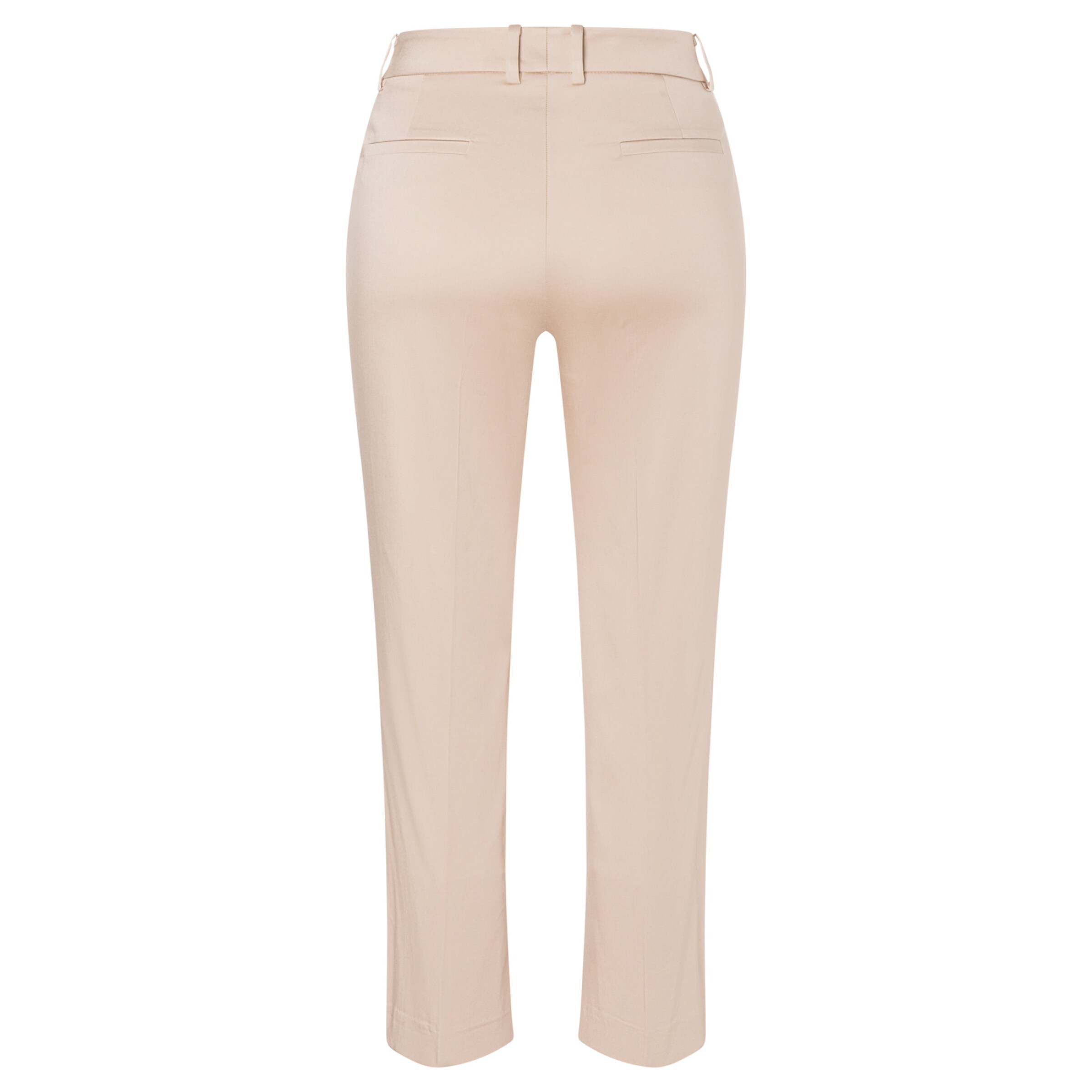 MORE & MORE Regular Trousers with creases in Beige