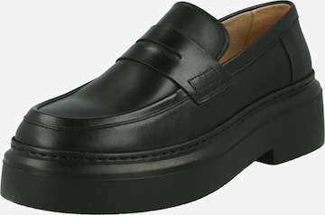 Garment Project Classic Flats 'June' in Black: front