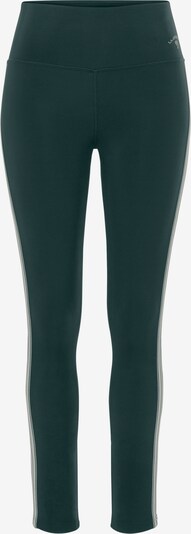 Pantaloni sport LASCANA ACTIVE pe verde închis / alb, Vizualizare produs