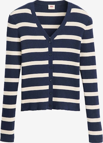 LEVI'S ® Gebreid vest in Blauw: voorkant