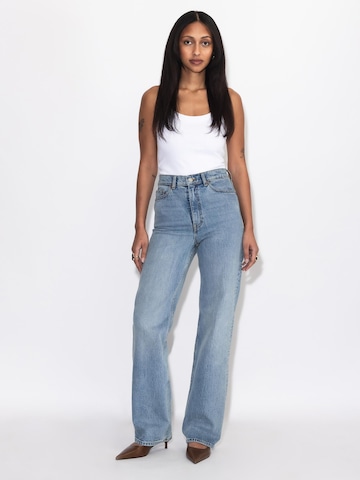 Dr. Denim Regular Jeans 'Echo High Straight' in Blauw