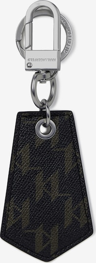Karl Lagerfeld Privjesak za ključeve u maslinasta / crna / srebro, Pregled proizvoda