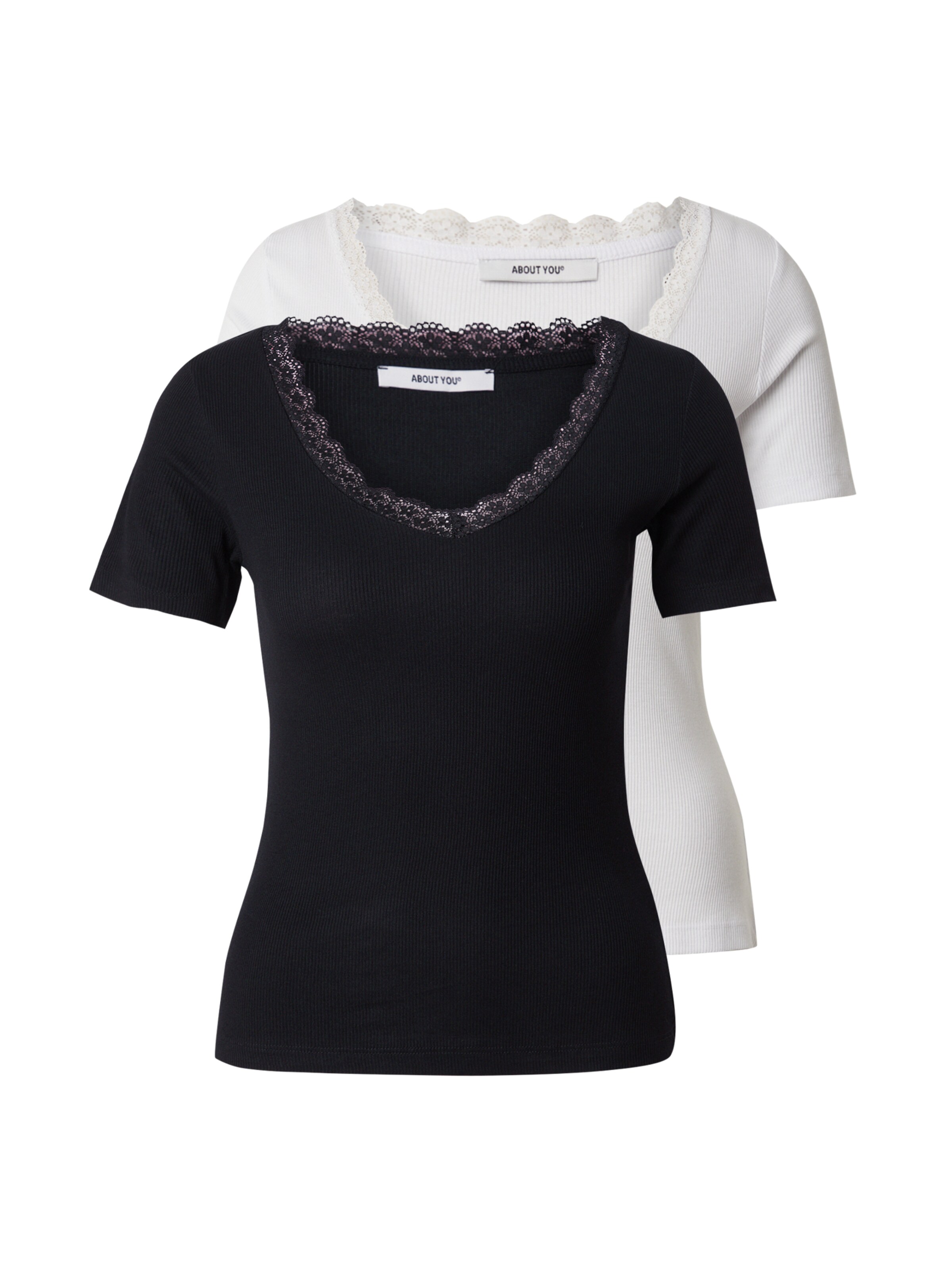 ABOUT YOU Shirt 'Julia' in Zwart: voorkant