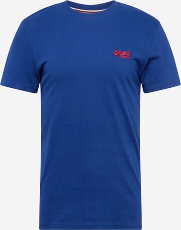 Superdry T-Shirt in Blau: predná strana