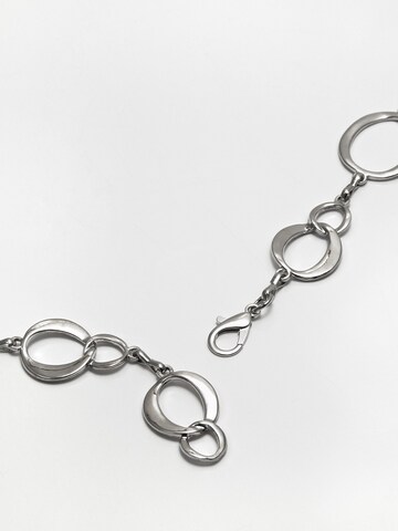 Pull&Bear Belt in Silver