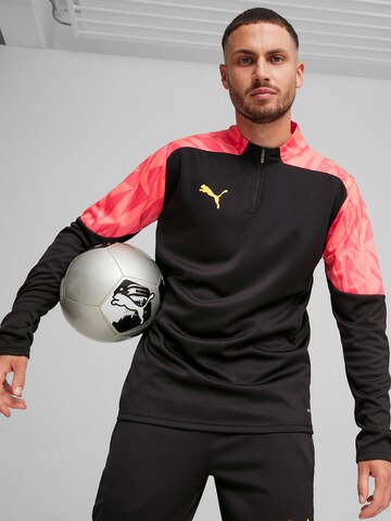 PUMA Funktionsshirt 'IndividualFinal' in Schwarz: Vorderseite