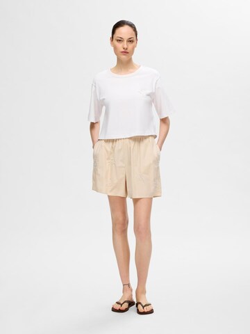 SELECTED FEMME - regular Pantalón 'Melli' en beige