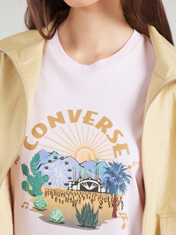 T-shirt 'SOUNDCHECK' CONVERSE en rose