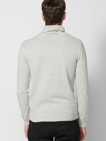 KOROSHI - Pullover 'Punto' em cinzento