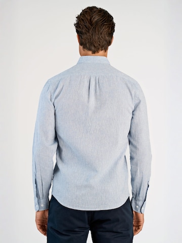 Coupe regular Chemise Lindbergh en bleu