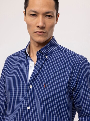 By Diess Collection Regular fit Button Up Shirt in Blue