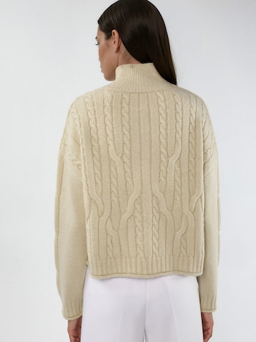 Hiccup Knit cardigan in Beige