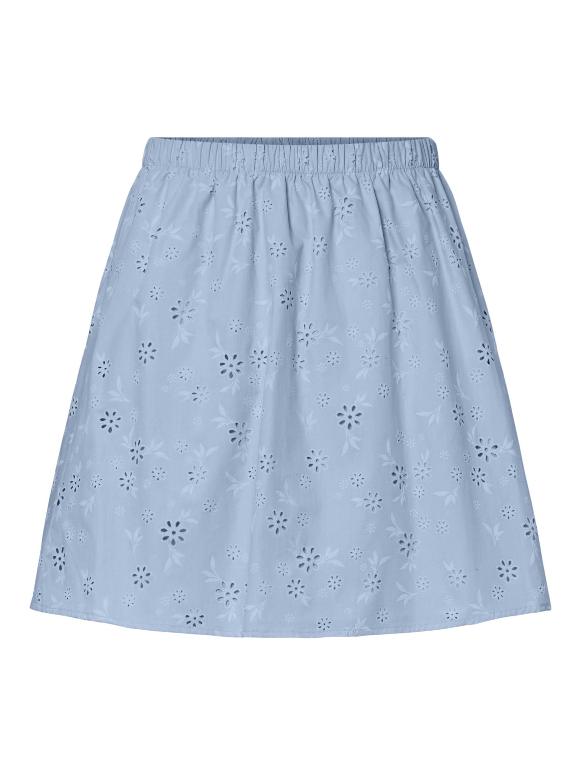 PIECES Rok 'PCBanna' in Blauw: voorkant