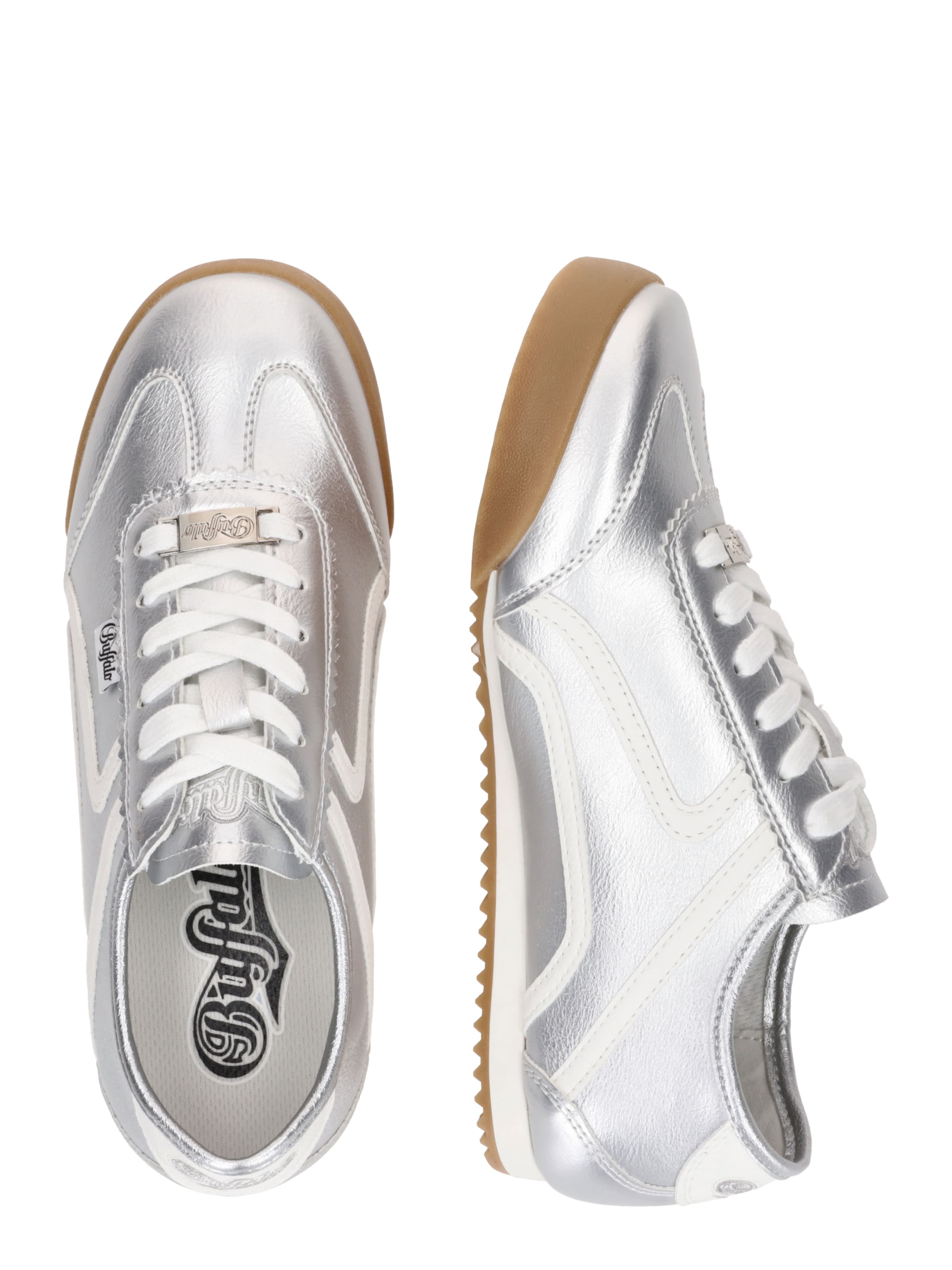 BUFFALO Låg sneaker i silver