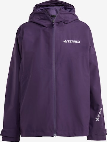 Veste outdoor 'Xperior' ADIDAS TERREX en violet : devant