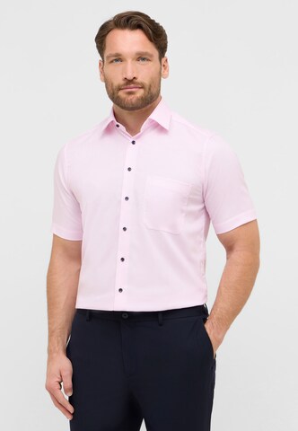 ETERNA Comfort fit Button Up Shirt in Pink: front