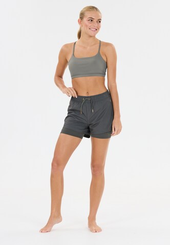 Athlecia Low Support Sport-BH 'Blossom' in Grau