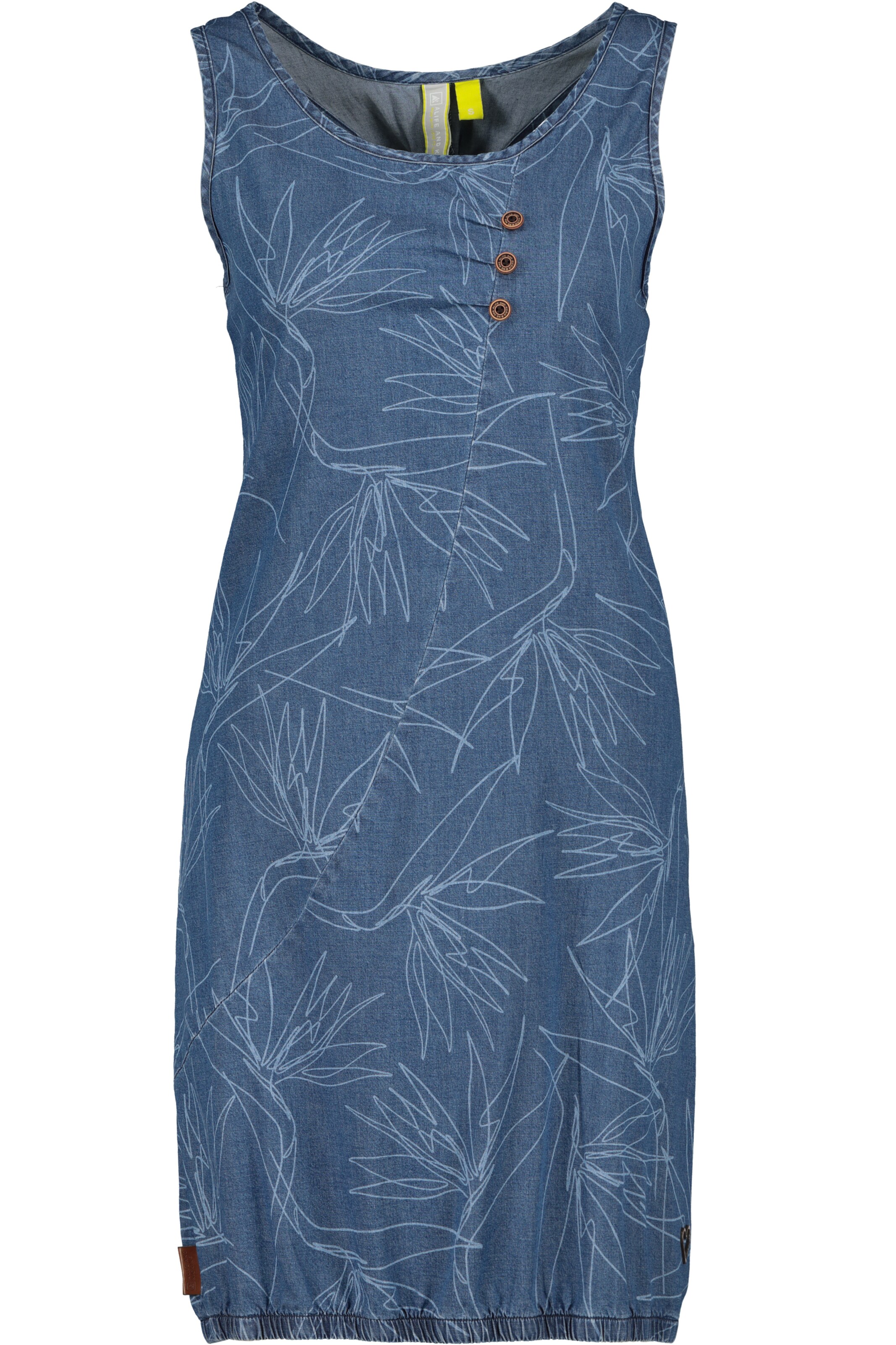 alife & kickin Jurk 'CameronAK' in Blauw: voorkant