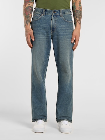 Regular Jeans de la DICKIES pe albastru: față