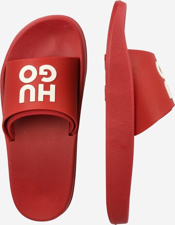 HUGO Red Beach & Pool Shoes 'Nil' in Red