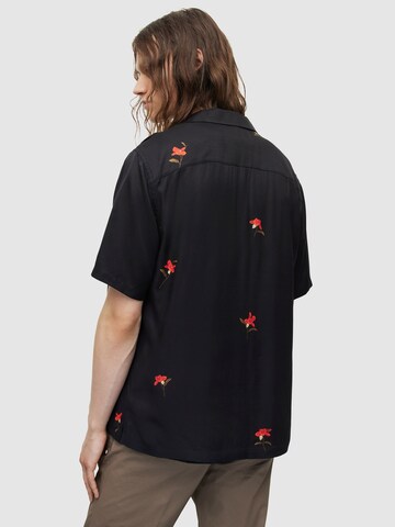 AllSaints Regular fit Overhemd in Zwart