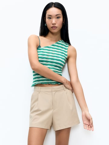 regular Pantaloni di Pull&Bear in beige: frontale