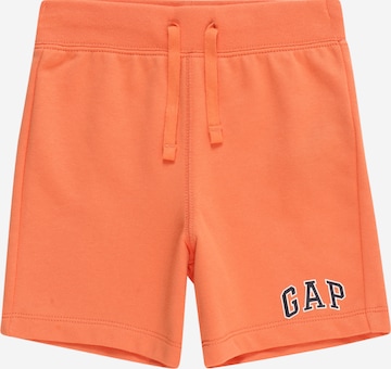 GAP - Regular Calças em laranja: frente