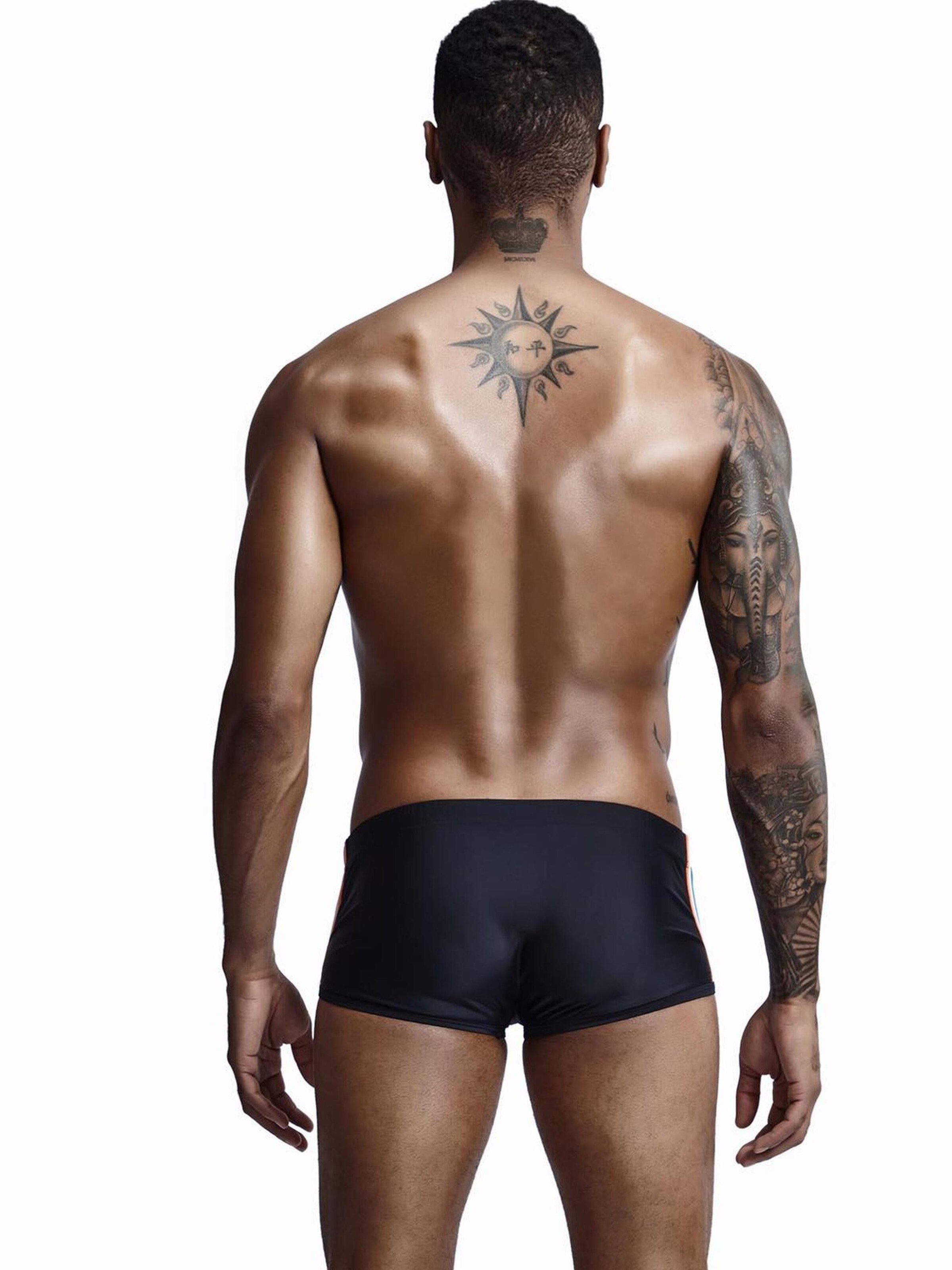 SEOBEAN Swim Trunks in Black