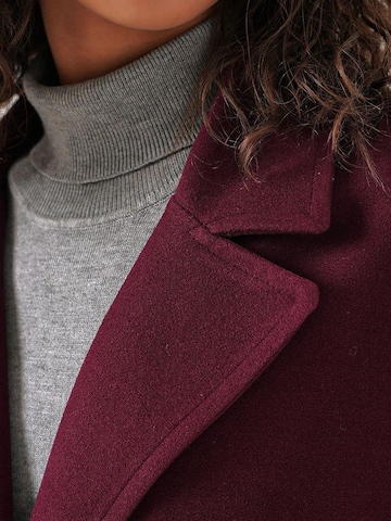 Manteau mi-saison Bigdart en rouge