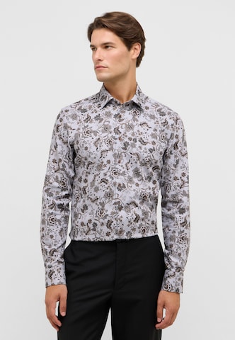 ETERNA Slim fit Business shirt in Purple: front