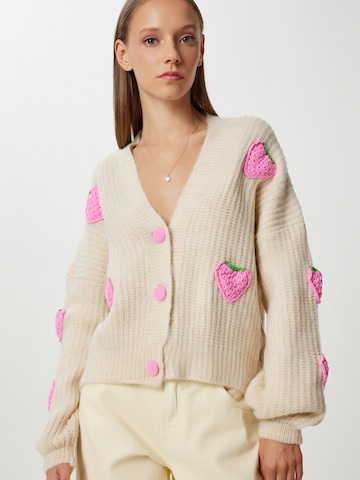 Cardigan Happiness İstanbul en beige : devant