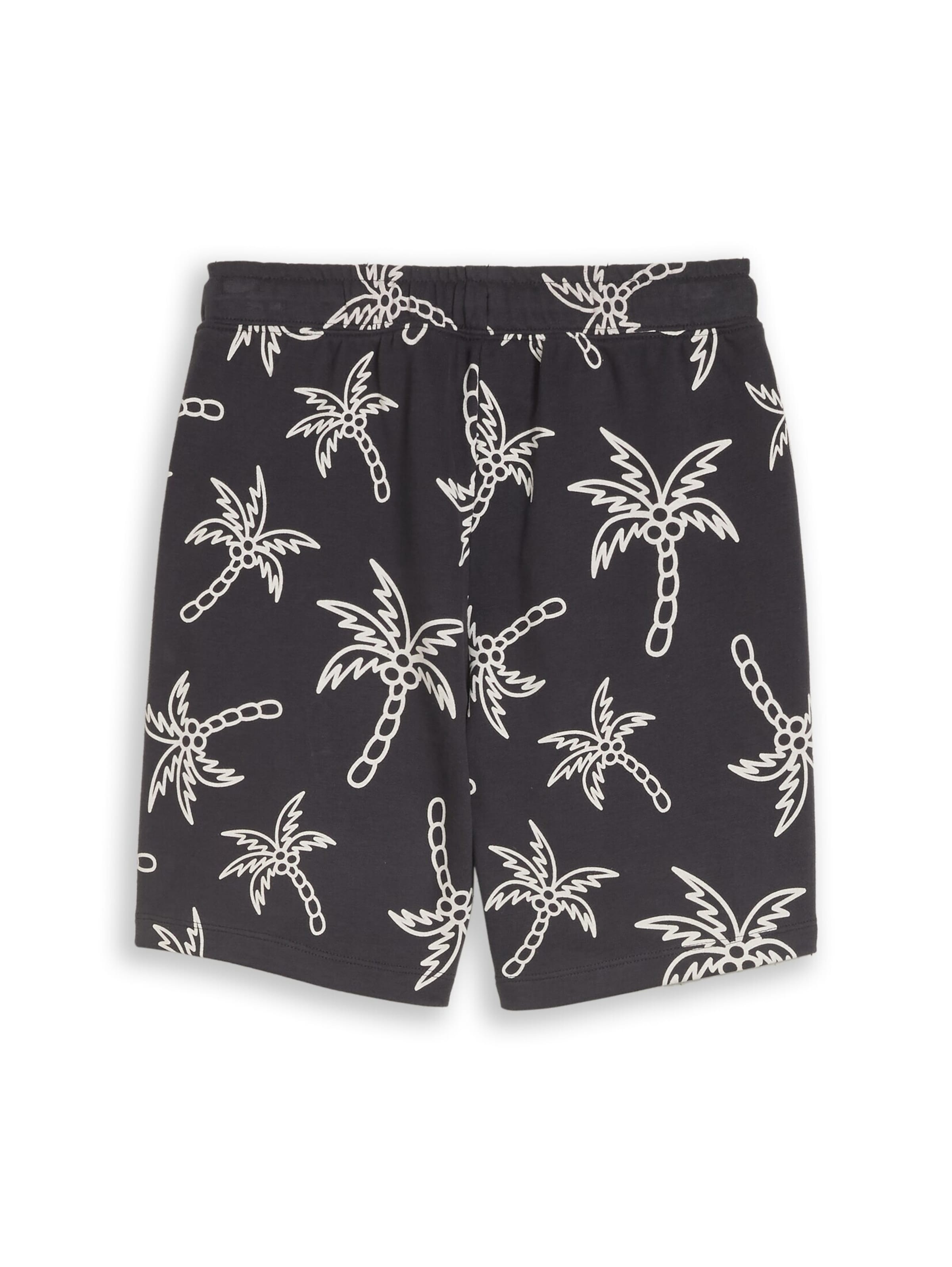 TOM TAILOR Loosefit Shorts in Schwarz