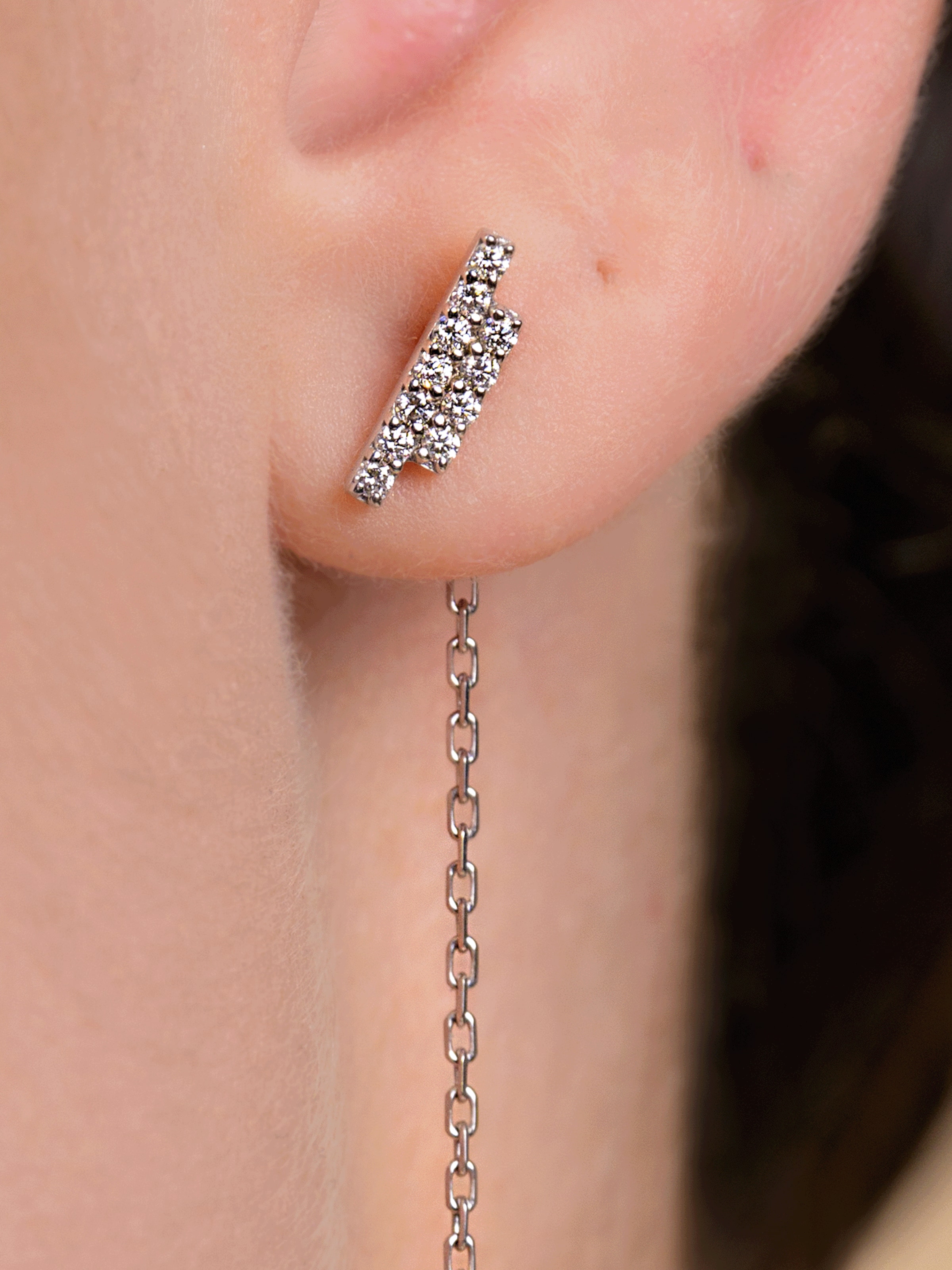 57emozioni Oorbellen 'Diamond' in Zilver