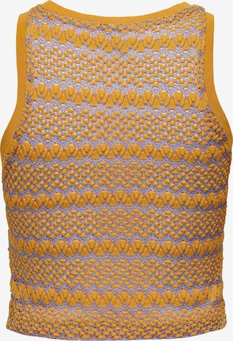 ONLY - Top de punto 'LONI' en amarillo