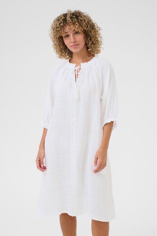 Cream Dress 'Bellis' in White: front